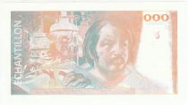 France 100 Francs Balzac 1980 - Serial L.007 - Echantillon