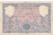 France 100 Francs Blue and pink - 09-03-1903 Serial E.3688 - F to VF - P.65