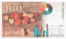 France 100 Francs Cezanne - 1997 - Serial X.012