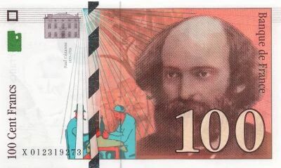 France 100 Francs Cezanne - 1997 - S�rie X.012