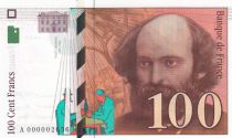 France 100 Francs Cezanne - 1997 A000002656 small number