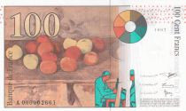 France 100 Francs Cezanne - 1997 A000002661 small number