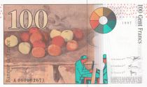 France 100 Francs Cezanne - 1997 A000002671 small number