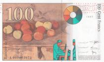 France 100 Francs Cezanne - 1997 A000002672 small number