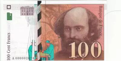 France 100 Francs Cezanne - 1997 A000002674 petit num�ro