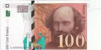 France 100 Francs Cezanne - 1997 A000002674 small number