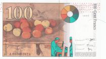 France 100 Francs Cezanne - 1997 A000002674 small number