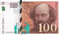France 100 Francs Cezanne - 1997 A000002676 small number