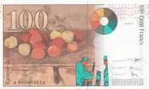 France 100 Francs Cezanne - 1997 A000002676 small number