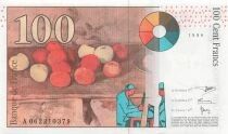 France 100 Francs Cezanne - 1998 - Serial A.062