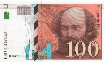 France 100 Francs Cezanne - 1998 - Serial B.067
