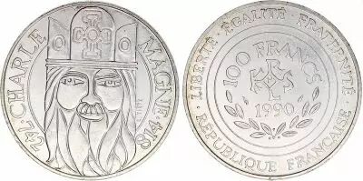 France 100 Francs Charlemagne - 1990