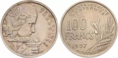 France 100 Francs Cochet - 1957