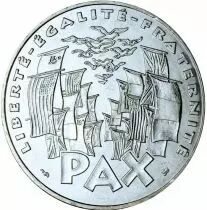 France 100 Francs Comm&eacute;mo. La Paix (8 mai 1945) FRANCE 1995 (SUP)