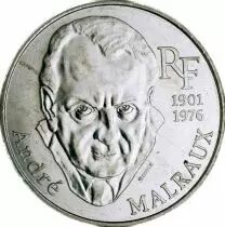 France 100 Francs Comm&eacute;mo. Malraux FRANCE 1997 (SUP)