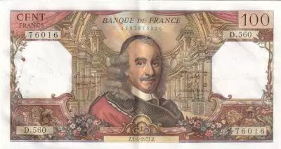 France 100 Francs Corneille - 01-04-1971 - S�rie D.560