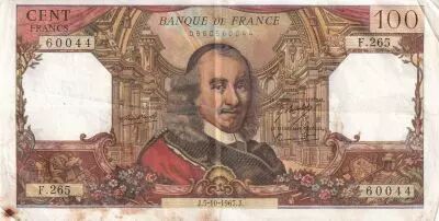 France 100 Francs Corneille - 05.10.1967 - S�rie F.265