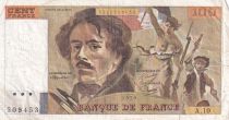France 100 Francs Delacroix - 1978 - Serial A.10 - Fay.69.02b