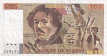 France 100 Francs Delacroix - 1978 - Serial B.4 - Fay.69.1c