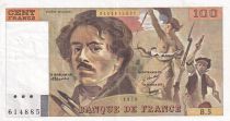 France 100 Francs Delacroix - 1978 - Serial B.5 - Fay.69.1d