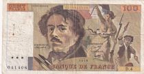 France 100 Francs Delacroix - 1978 - Serial D.4 - Fay.68.04