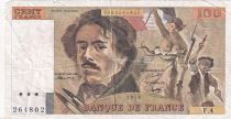 France 100 Francs Delacroix - 1978 - Serial F.4 - Fay.69.1c