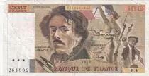 France 100 Francs Delacroix - 1978 - Serial F.4 - Fay.69.1c