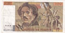 France 100 Francs Delacroix - 1978 - Serial F.8 - Fay.69.1f