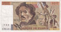 France 100 Francs Delacroix - 1978 - Serial H.2 - Fay.68.01