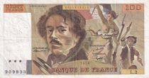 France 100 Francs Delacroix - 1978 - Serial L.2 - Fay.68.01