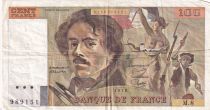 France 100 Francs Delacroix - 1978 - Serial M.8 - Fay.69.1f