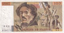 France 100 Francs Delacroix - 1978 - Serial N.3 - Fay.69.1b