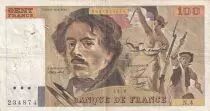 France 100 Francs Delacroix - 1978 - Serial N.4 - Fay.69.1c