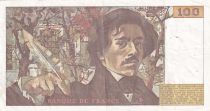 France 100 Francs Delacroix - 1978 - Serial R.3 - Fay.69.1b