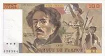 France 100 Francs Delacroix - 1978 - Serial R.5 - Large watermark - Fay.69.1d