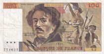 France 100 Francs Delacroix - 1978 - Serial S.2 - Fay.68.01