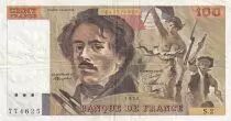 France 100 Francs Delacroix - 1978 - Serial S.2 - Fay.68.01