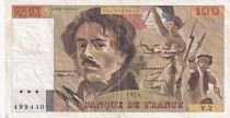 France 100 Francs Delacroix - 1978 - Serial V.2 - Fay.68.01