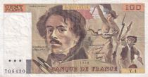 France 100 Francs Delacroix - 1978 - Serial Y.4 - Fay.69.1c