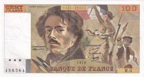 France 100 Francs Delacroix - 1978 - Série R.5 - Grand filigrane - Fay.69.1d