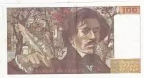 France 100 Francs Delacroix - 1978 - Série R.5 - Grand filigrane - Fay.69.1d