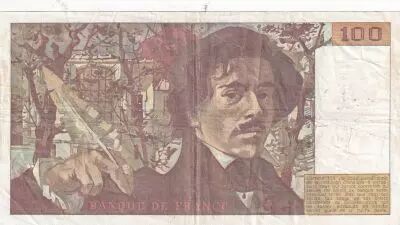 France 100 Francs Delacroix - 1978 - S�rie V.2 - Fay.68.01