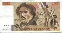 France 100 Francs Delacroix - 1978 Serial J.3 - P.153 - F+