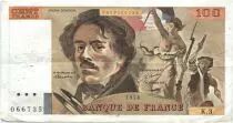 France 100 Francs Delacroix - 1978 Serial K.3 - P.153 - F+