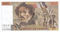 France 100 Francs Delacroix - 1978 Serial M.3 - P.153 - aUNC