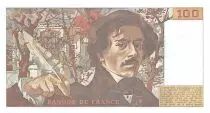France 100 Francs Delacroix - 1978 Serial M.3 - XF