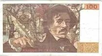 France 100 Francs Delacroix - 1978 Serial W.2 - P.153 - F+