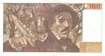France 100 Francs Delacroix - 1978 Série K.2 - Non Hachuré - TB +