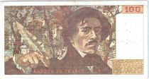 France 100 Francs Delacroix - 1978 Série O.2 - Non Hachuré - TB +