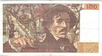 France 100 Francs Delacroix - 1978 Série W.2 - Non Hachuré - TB +
